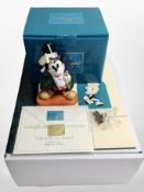 A Walt Disney Collectors Society figure, Magician Mickey, boxed with certificate.