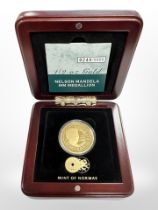 Mint of Norway - Nelson Mandela 1/2 oz 24ct gold proof coin, limited no.