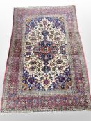 A fine Tabriz silk rug, Iranian Azerbaijan,