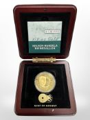 Mint of Norway - Nelson Mandela 1/2 oz 24ct gold proof coin, limited no.