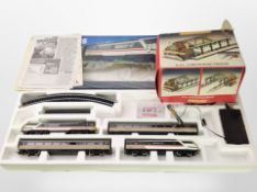 A Hornby Intercity 225 electric train set in box, together with a further boxed Hornby R.