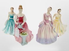 Two Royal Doulton Pretty Ladies figures, 'Barbara' and 'Alexandra',
