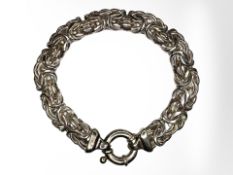 A silver knotted bracelet, length 19cm CONDITION REPORT: 26.