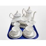 A 21-piece Royal Albert Memory Lane tea set.