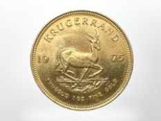 A 1975 1 oz fine gold Krugerrand