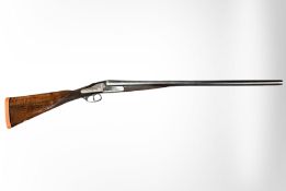 A Holland & Holland 12 Bore side by side shotgun, model Dominion, dated 1904, numbered 26396,