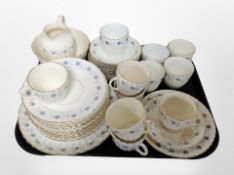 Approximately 37 pieces of early-20th century floral-decorated tea china.