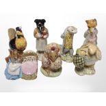 Seven Beswick Beatrix Potter figures, as illustrated.