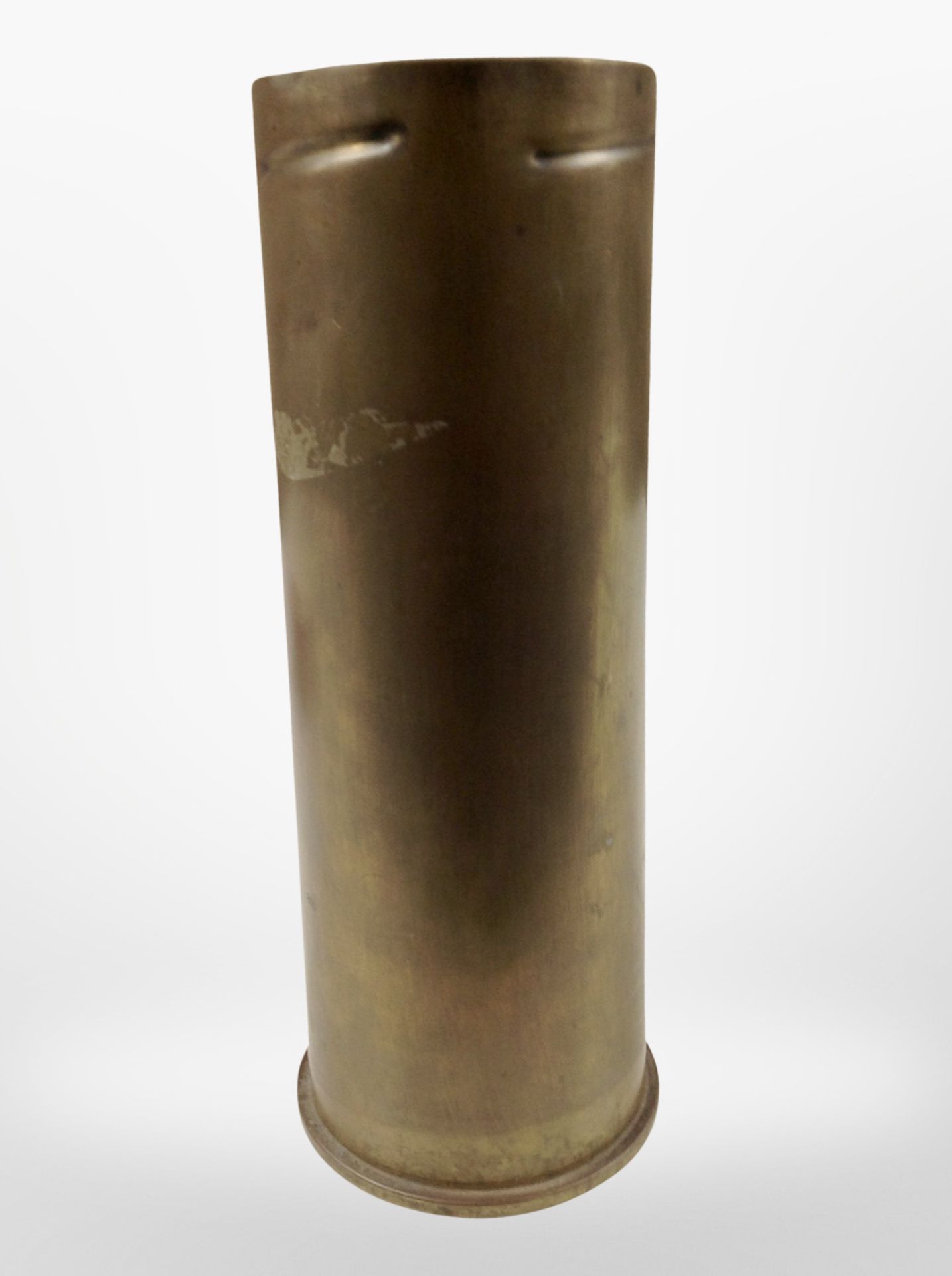 A brass artillery shell, height 33cm. - Image 2 of 2