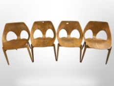 Carl Jacobs and Frank Guille for Kandya, a set of four 'Jason' chairs,
