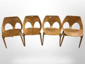 Carl Jacobs and Frank Guille for Kandya, a set of four 'Jason' chairs,