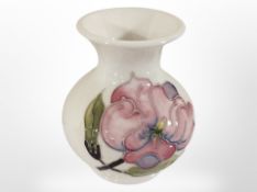 A Moorcroft bulbous vase,