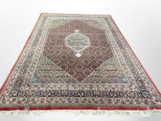 A Bidjar carpet, West Iran, 233cm x 345cm.