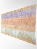 A large reproduction tapestry, 247cm x 130cm.