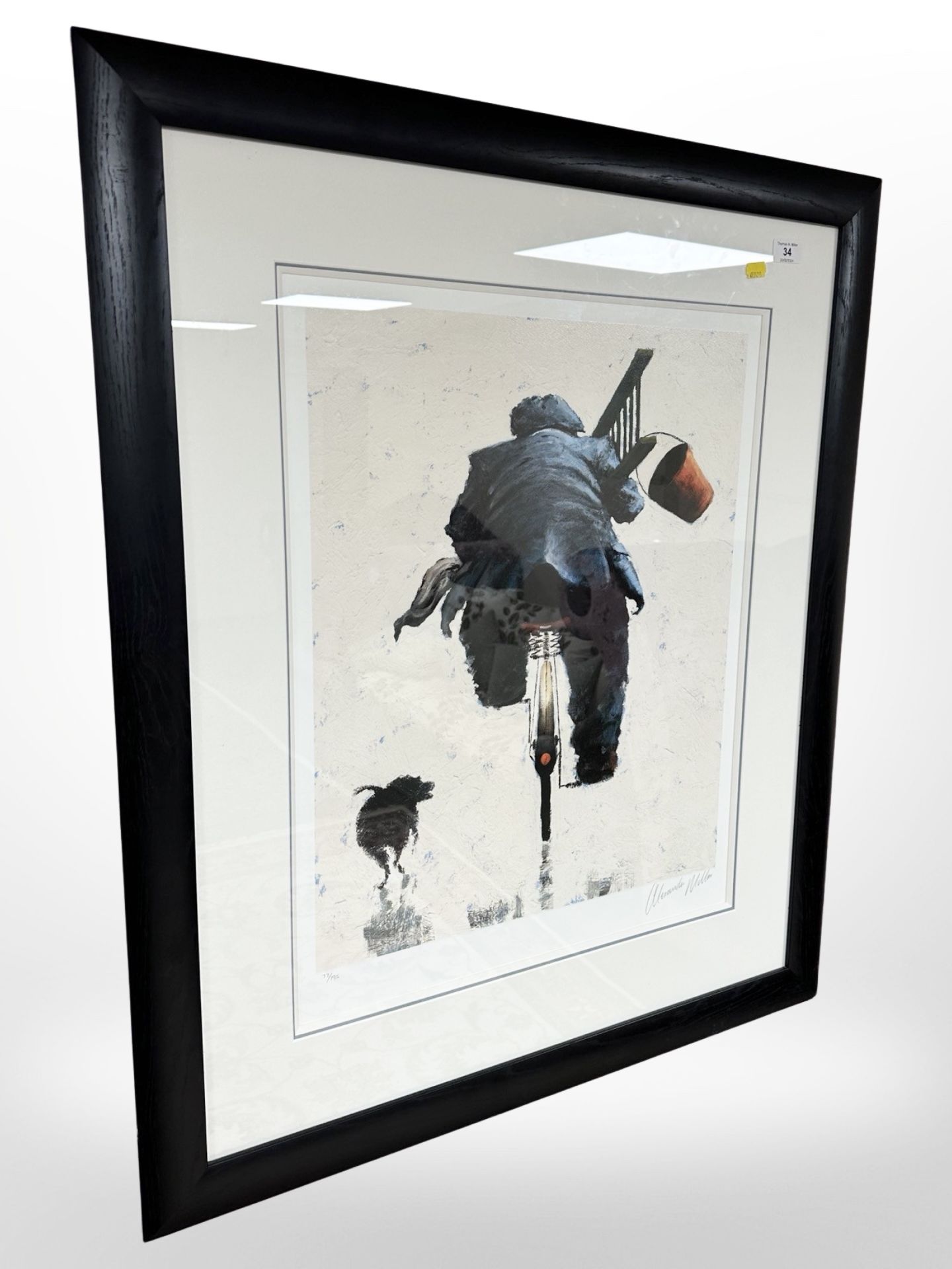 After Alexander Millar (Scottish, 1960 -) : When I'm Cleaning Windows, limited edition giclee print,