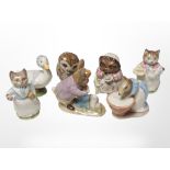 Seven Beswick Beatrix Potter figures, as illustrated.