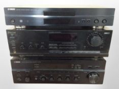 A Yamaha natural sound compast disk player CDX-397MK2,