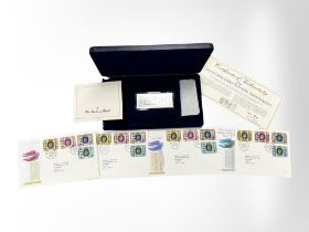 A Queen's Silver Jubilee Tour of the United Kingdom limited edition commemorative sterling silver