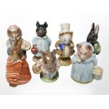 Seven Beswick Beatrix Potter figures, as illustrated.