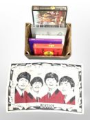 A group of The Beatles and Queen ephemera including Beatles jigsaw puzzle,
