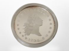 A USA Liberty coin, 1794.