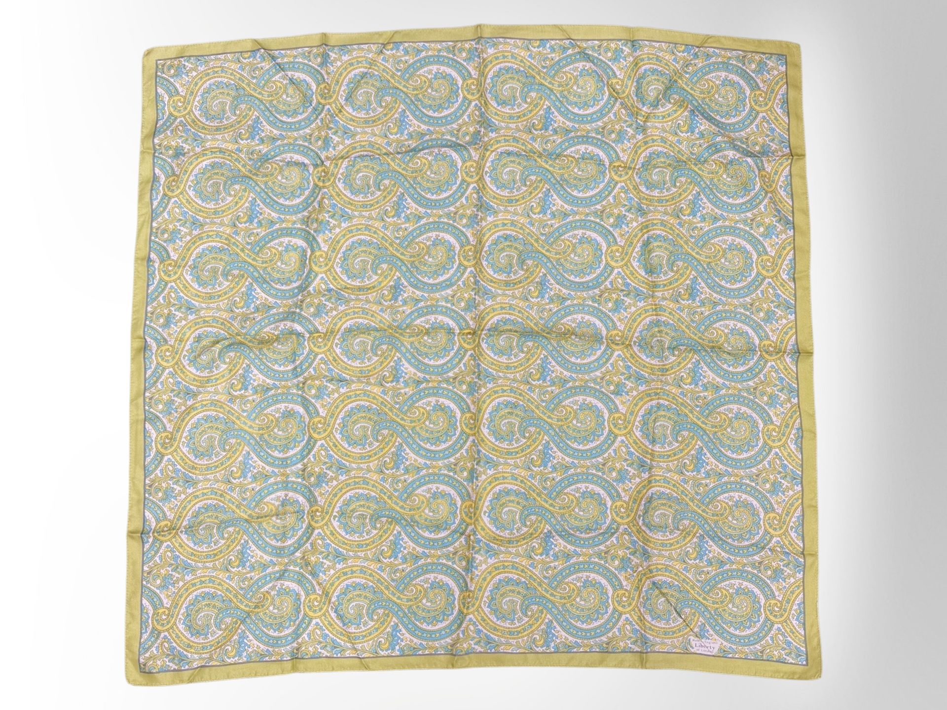 Four Liberty of London silk squares in floral and paisley designs, each 70cm. - Image 2 of 5