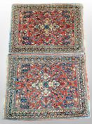 A pair of Saroukh rugs, West Iran,