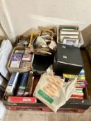A pallet of books, CD's, annuals, pictures, cookery book, vinyl records etc