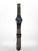 A gent's Skagen titanium quartz calendar wristwatch, case 35mm.