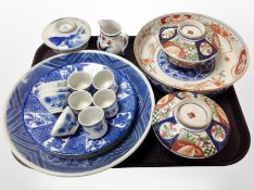 A group of 20th-century Japanese Imari porcelain wares,