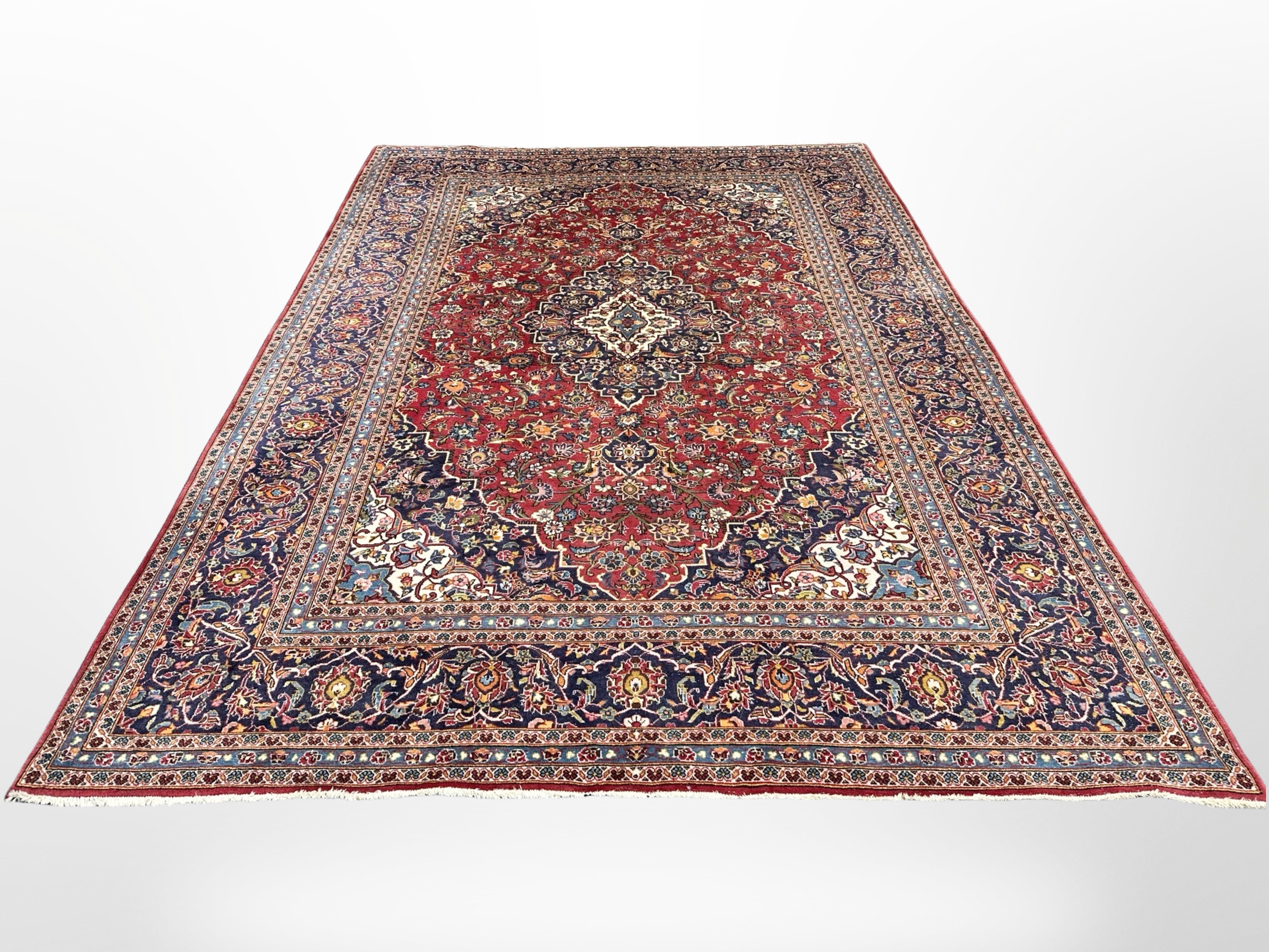 A Kashan carpet, Isfahan Province, Central Iran,