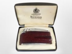 A Ronson Varaflame lighter in original box.