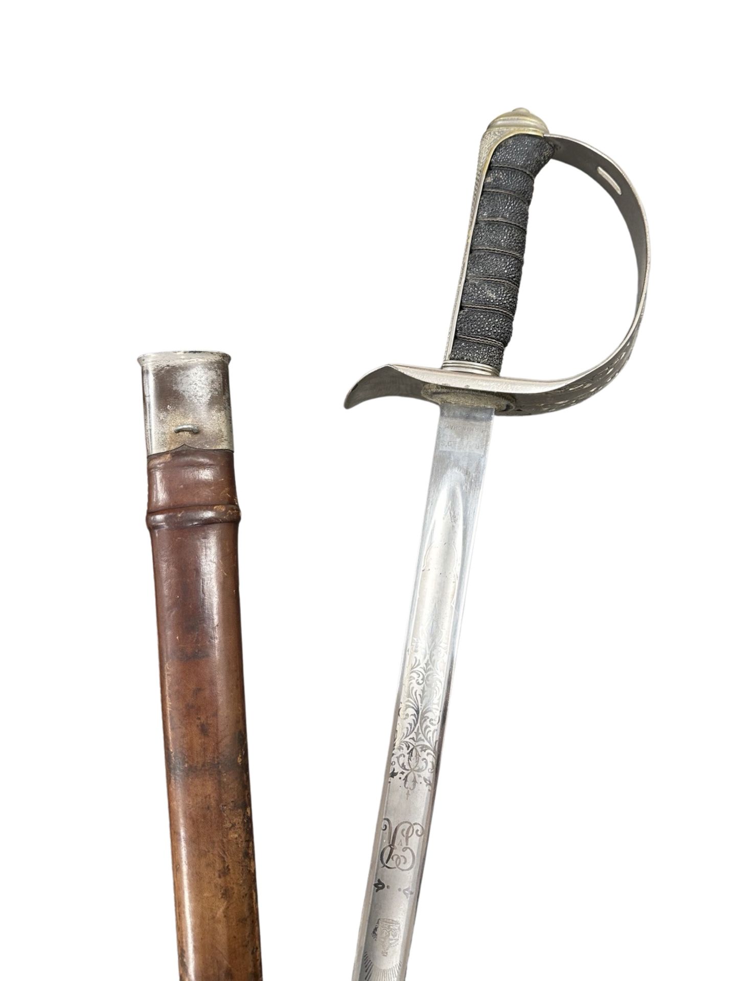 A George V 1897 pattern infantry officer's sword by Armfields Ltd, Birmingham,