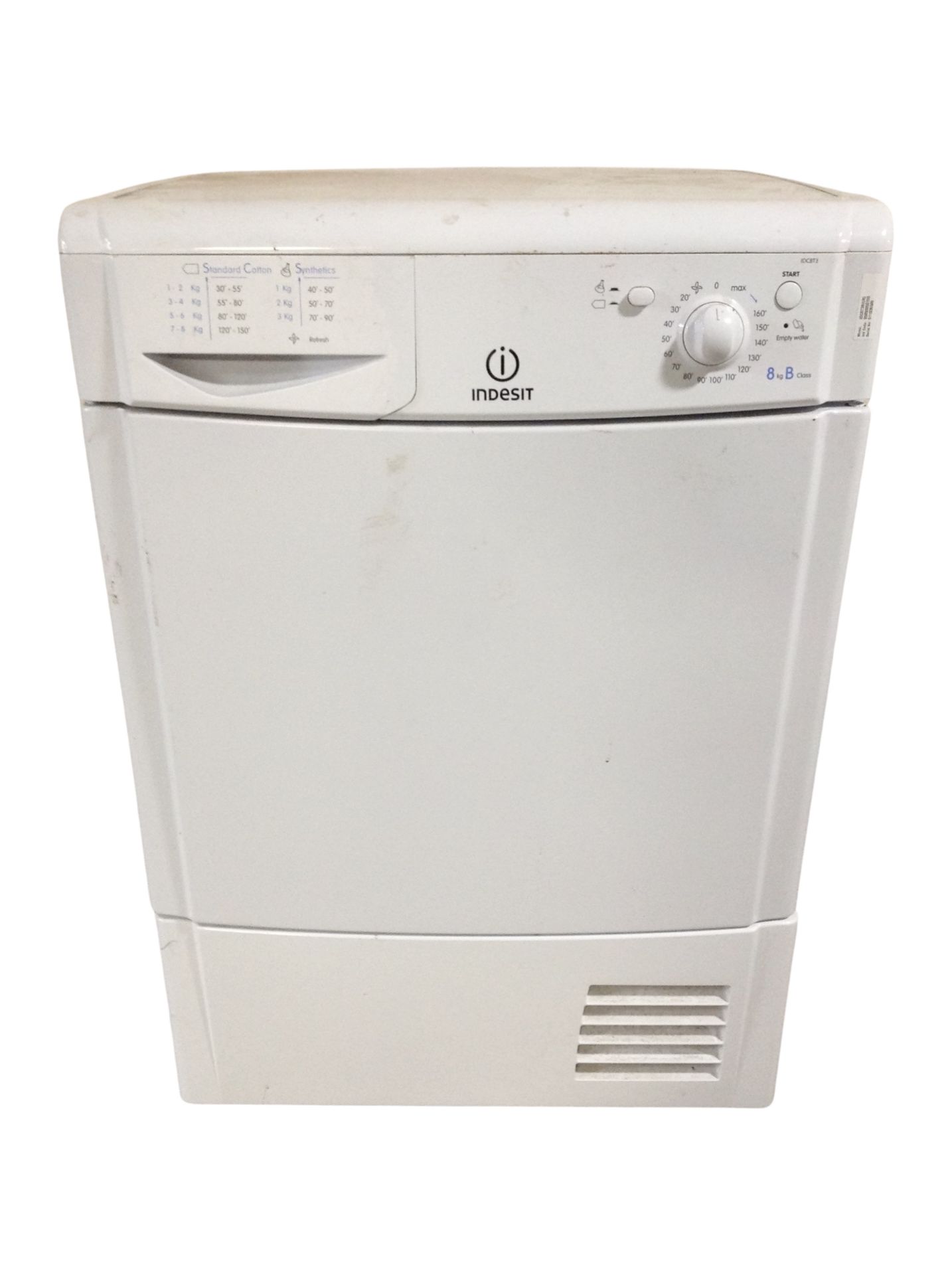 An Indesit tumble dryer