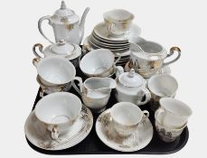 A quantity of Japanese export porcelain tea china.