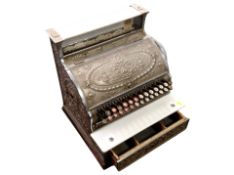 An early 20th century American National cash register,