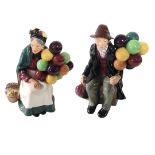 Two Royal Doulton figures 'The Balloon Man' HN1954,