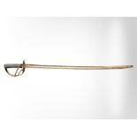 A British 1853 pattern cavalry trooper's sword, length 100cm.