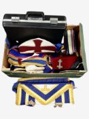 A box of Masonic ephemera