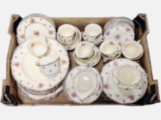 A Ducal ware tea and dinner service decorate with roses.