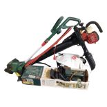 A Black & Decker hedge trimmer,