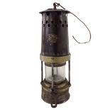 A 19th-century John Davis and Son of Derby Davis lamp model 2BA.