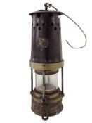 A 19th-century John Davis and Son of Derby Davis lamp model 2BA.