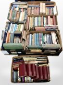 A pallet of antique and later books including novels, Shakespeare, history, etc.