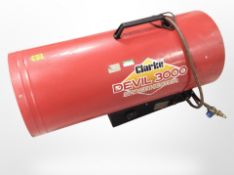 A Clarke Devil 3000 space heater