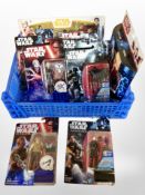 Nine Hasbro Disney Star Wars action figures, boxed.