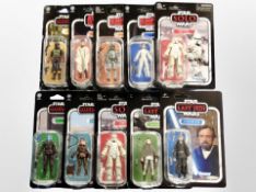 10 Kenner Star Wars action figures, boxed.