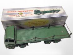 A Dinky Super Toys 905 Foden Flat Truck with Chains, in box.