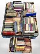 A pallet of antique and later books including novels, Shakespeare,