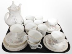Approximately 25 pieces of Newcastle upon Tyne porcelain tea china.